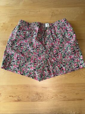 Anthropologie The Wren Boxer Shorts in Pink Floral size L